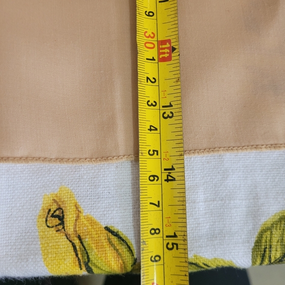 Vintage Square Cotton Blend Light Brown Napkins White Set of 4 Neutral - Picture 8 of 8